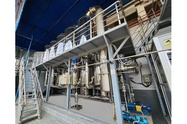 Caustic recovery system